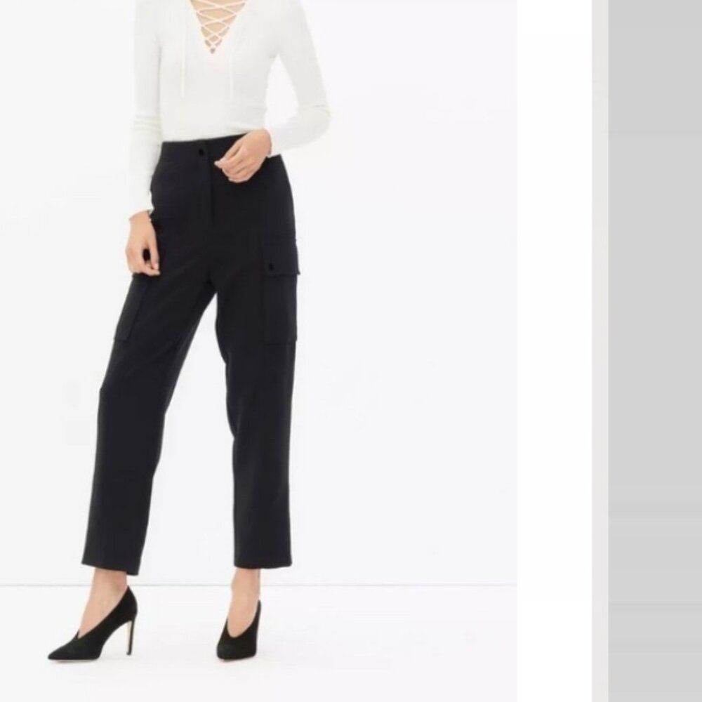 Sandro Paris Plug Cargo Trouser Pant Black 38 or 6